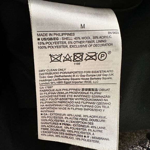 Banana Republic Plaid Lace-Trim Tweed Top size Medium - Picture 10 of 11